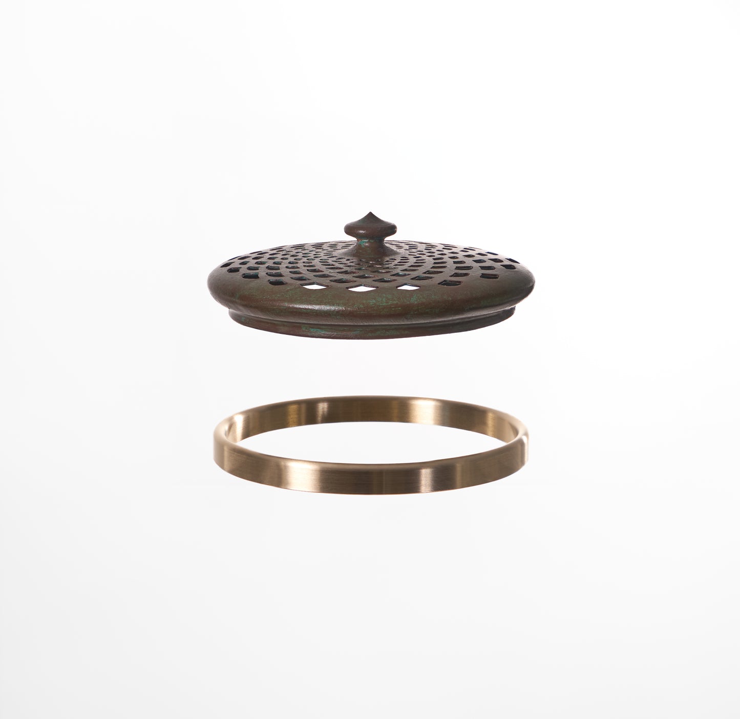 3 INCH SLIP FIT CAP (PATINA) - Tiffany Reproduction Hardware