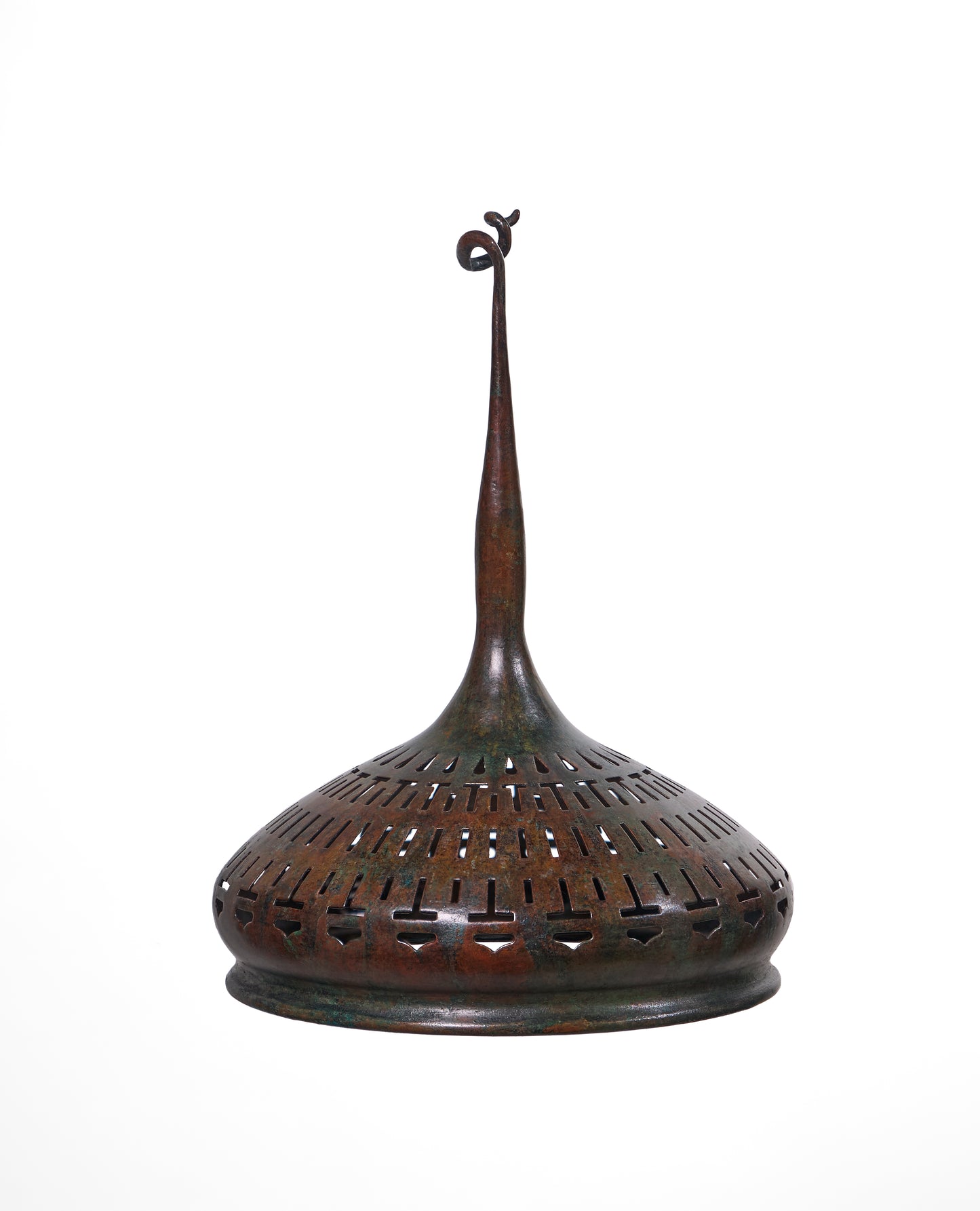 6 INCH PIGTAIL CAP (PATINA) - Tiffany Reproduction Hardware