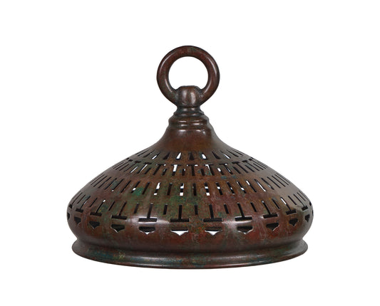 6 INCH PIGTAIL HANGING CAP (PATINA) - Tiffany Reproduction Hardware