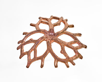 SCULPTURAL MINI CROWN (COPPER PLATED) - Tiffany Reproduction Hardware