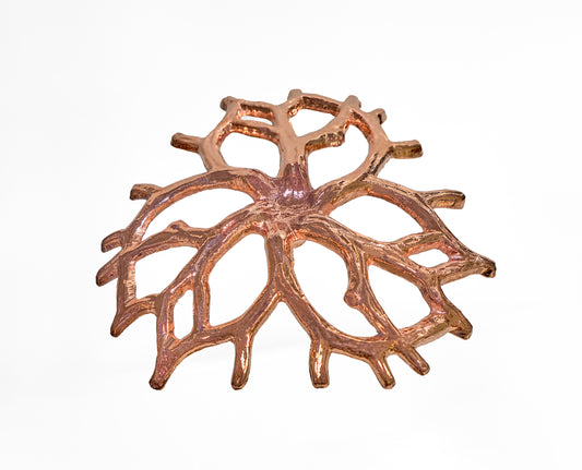 SCULPTURAL MINI CROWN (COPPER PLATED) - Tiffany Reproduction Hardware