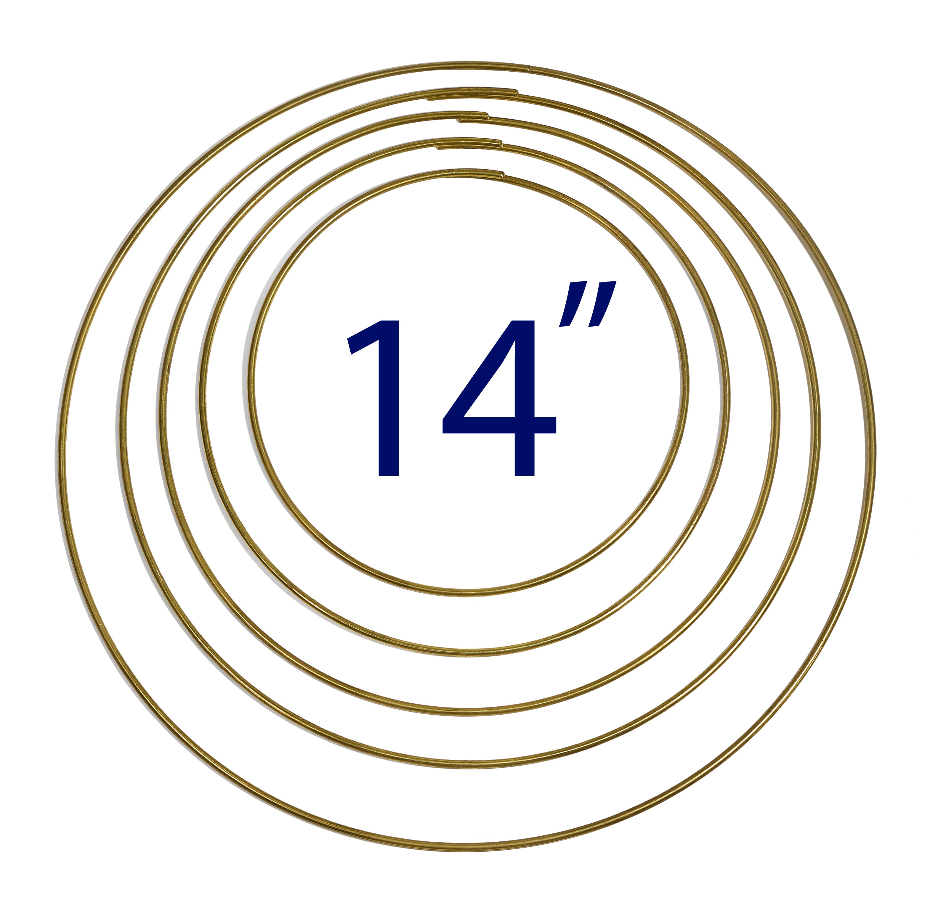 14 INCH RIM (RAW BRASS) | Tiffany Reproduction Hardware